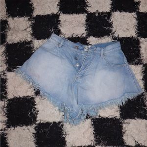 FREE PEOPLE denim shorts